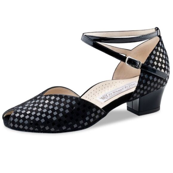 Werner Kern SANNA Black dance shoes Size 4.5 US 8 Eu 37 1/3 - Picture 5 of 12